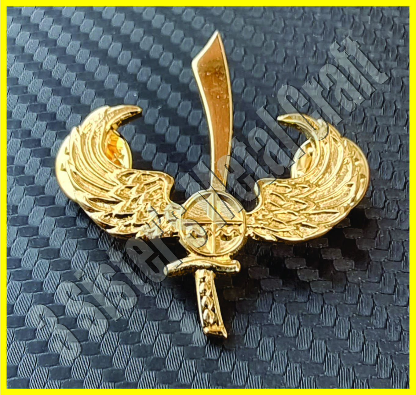 Special Action Force SAF TABAK Pin PNP Gold Plated With Box