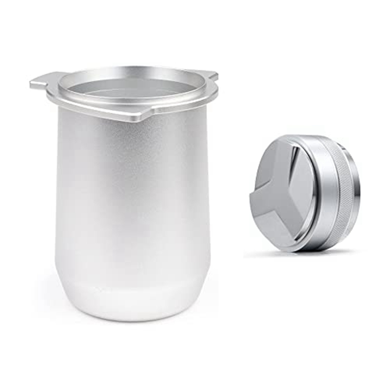 Hands Free Dosing Cup 54mm Espresso Coffee Dosing Funnel Anodized