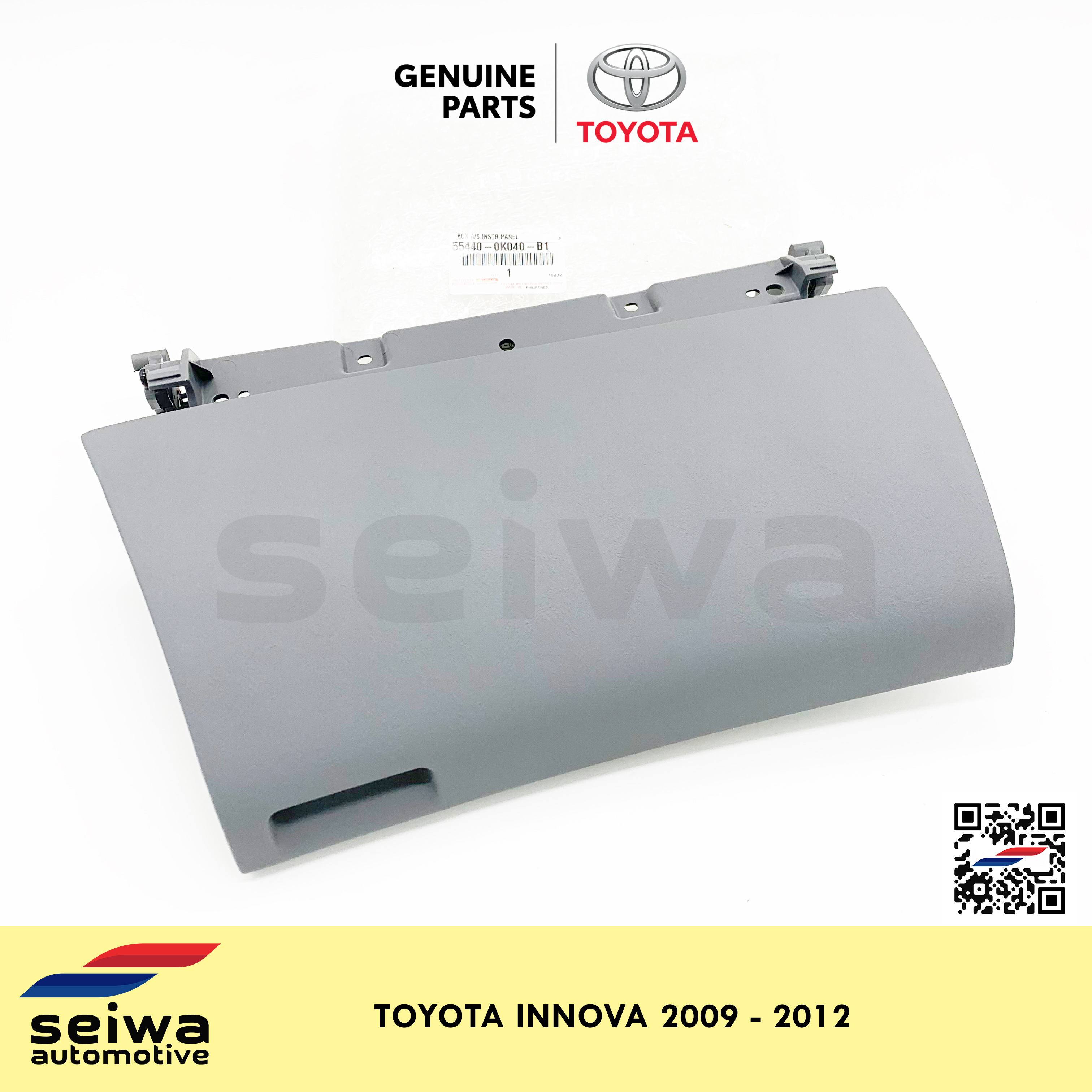 Toyota Innova Glove Box Cover Upper Gray Toyota Auto