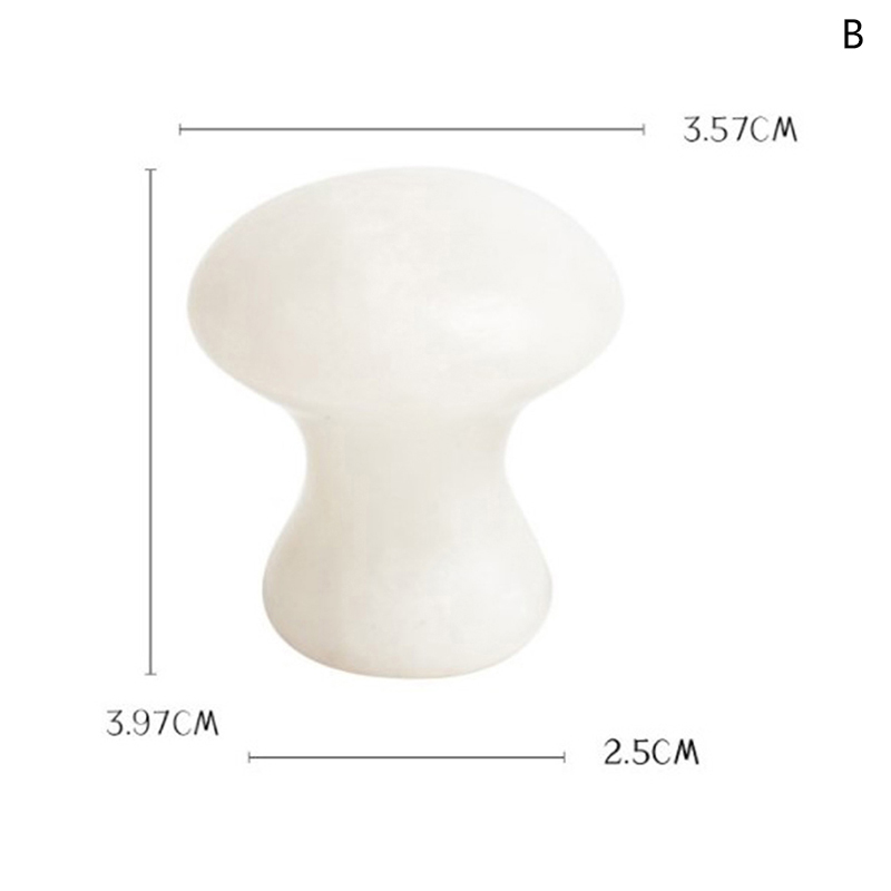 1Pc Jade Mushroom Facial Massager Gua Sha Tool Natural Quartz Gouache Scraper Skin Care Massage Tools