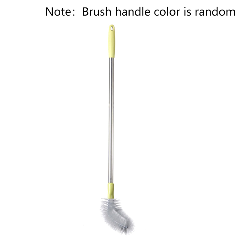 Household Bucket Washing Brush With Stainless Steel Rod Plastic Water Dispenser Water Bucket Cleaning Brush Cleaner Gadgets