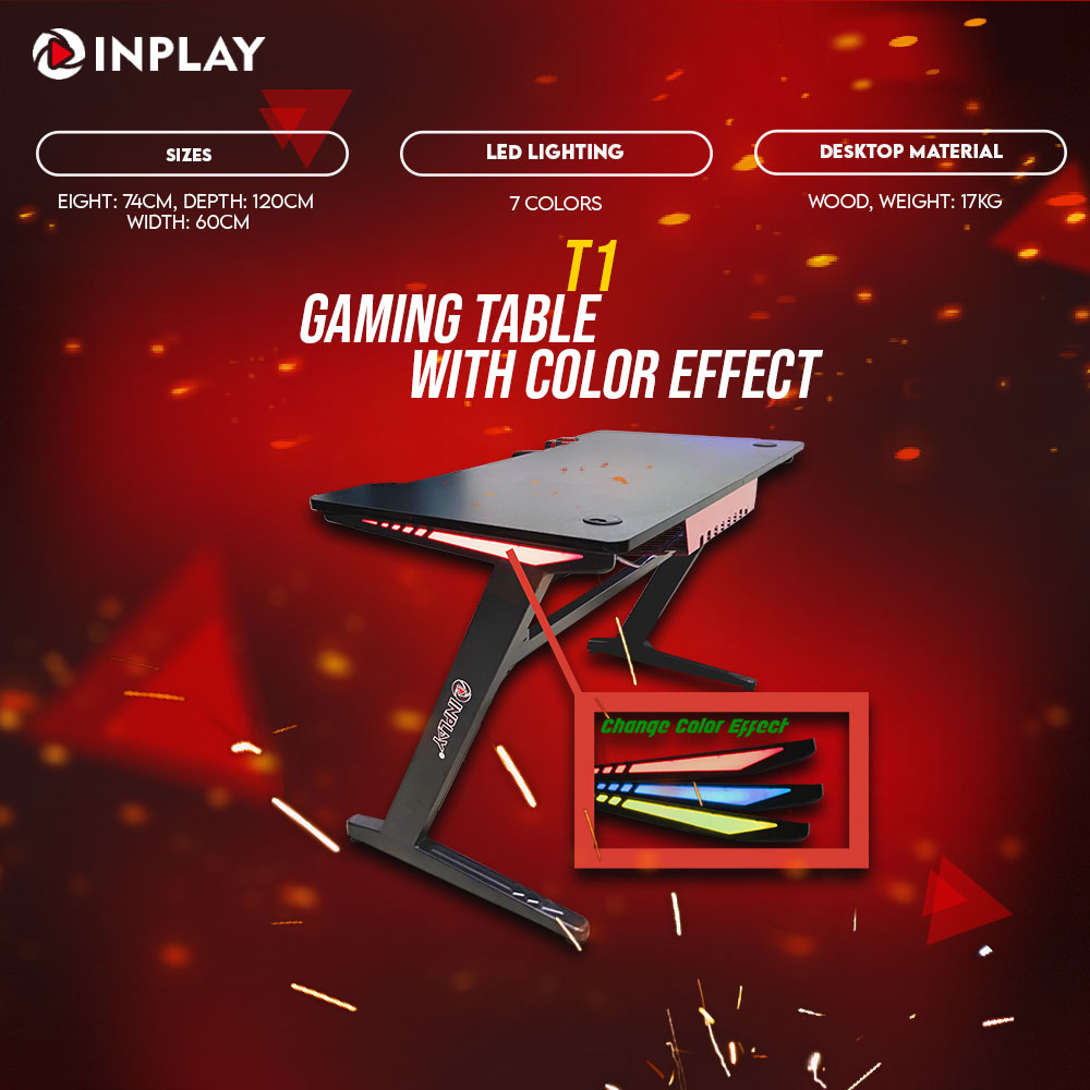 Inplay T1 Gaming Table Inplay By EJD Lazada PH