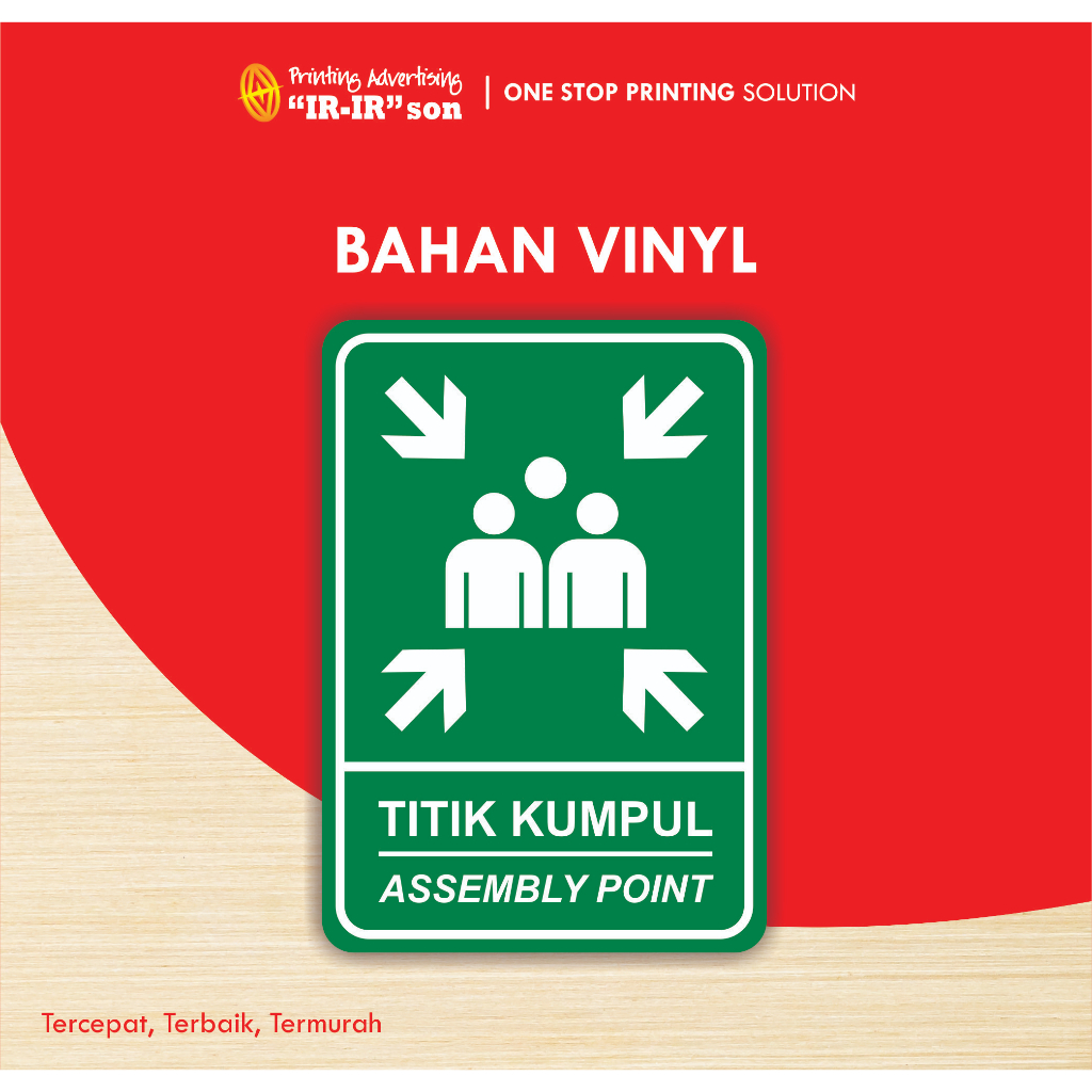 STIKER RAMBU TITIK KUMPUL ASSEMBLY POINT Lazada Indonesia