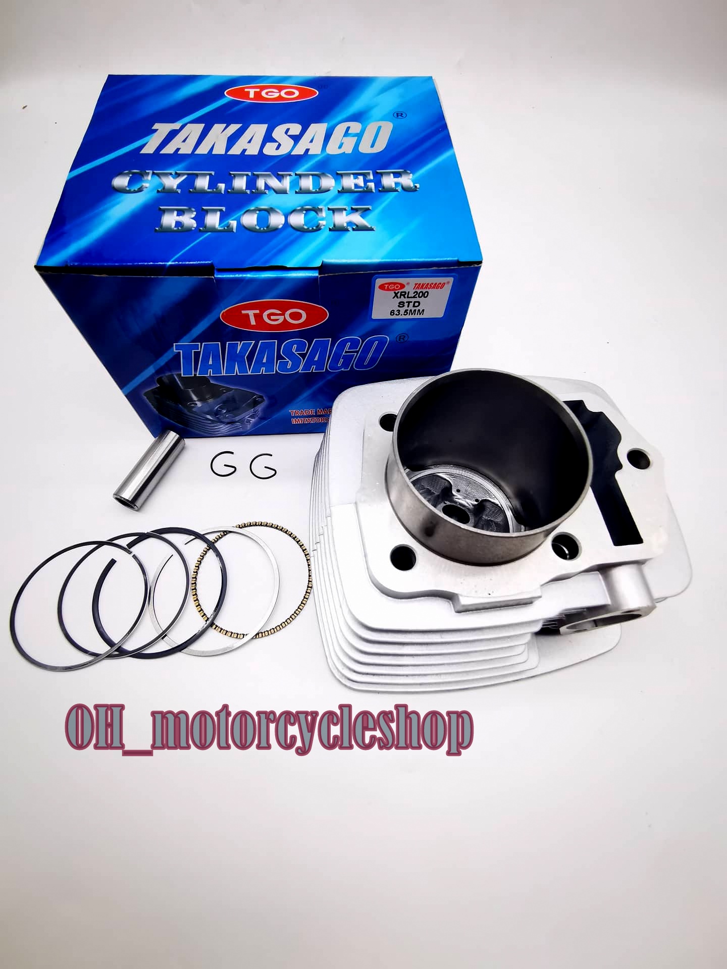 TAKASAGO Cylinder Block For XR200 63 5mm W Out Gasket Same As Post Pic