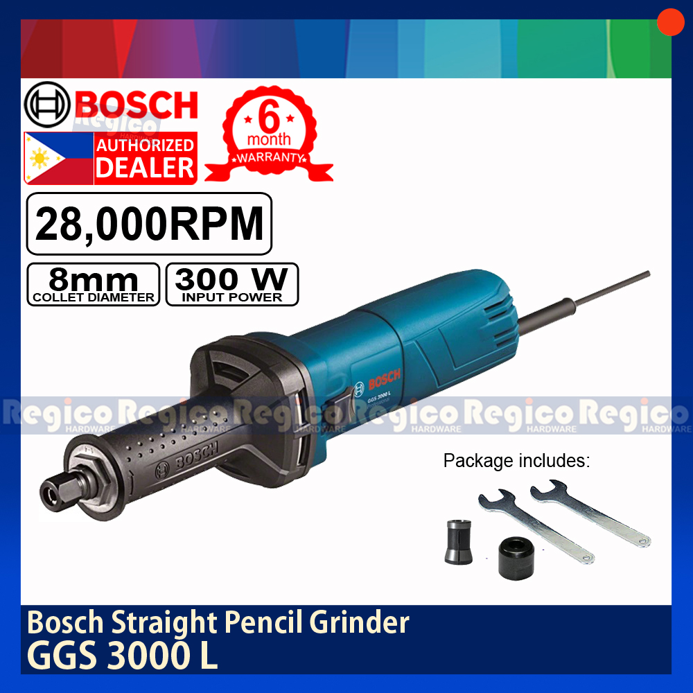 Bosch Ggs L Straight Pencil Grinder Bosch Blue Line Regico