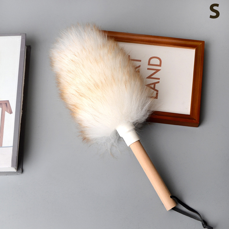 Wool Duster Household Cleaning Dust Duster Brush Car Cleaning Sweeping Dust Home Daily Use Washable Clean Houseware Tools