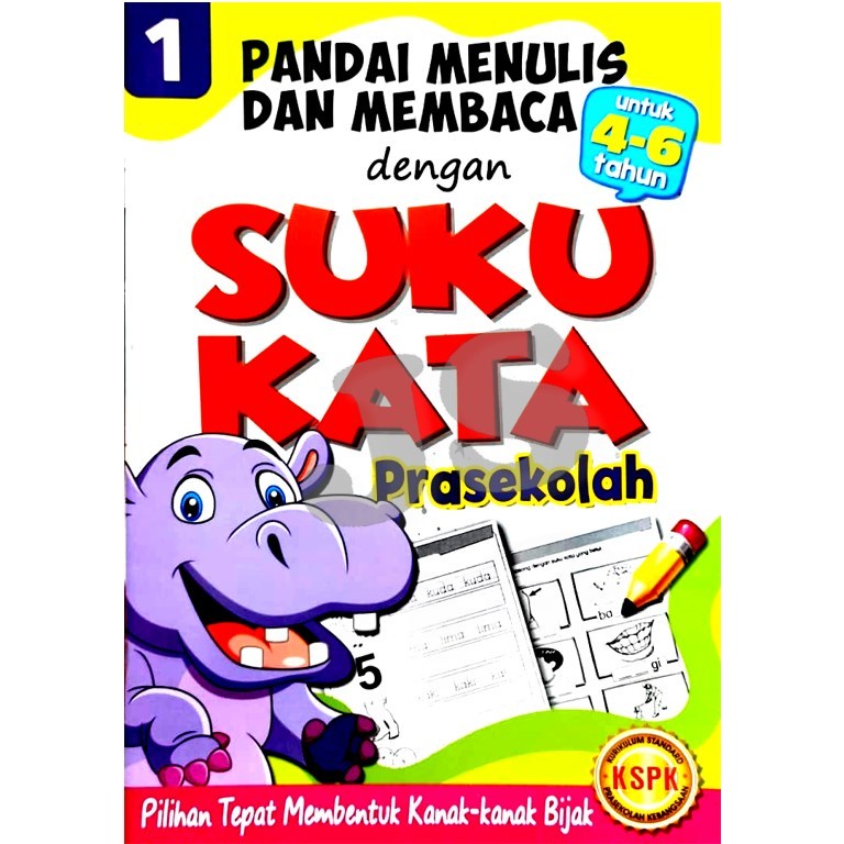 Pandai Menulis Dan Membaca Dengan Suku Kata Untuk Tahun Kspk