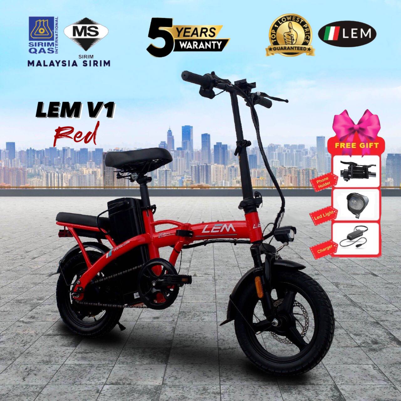 Lemmodel Lem V With Paddle Electric Bike Electric Bicycle Lazada