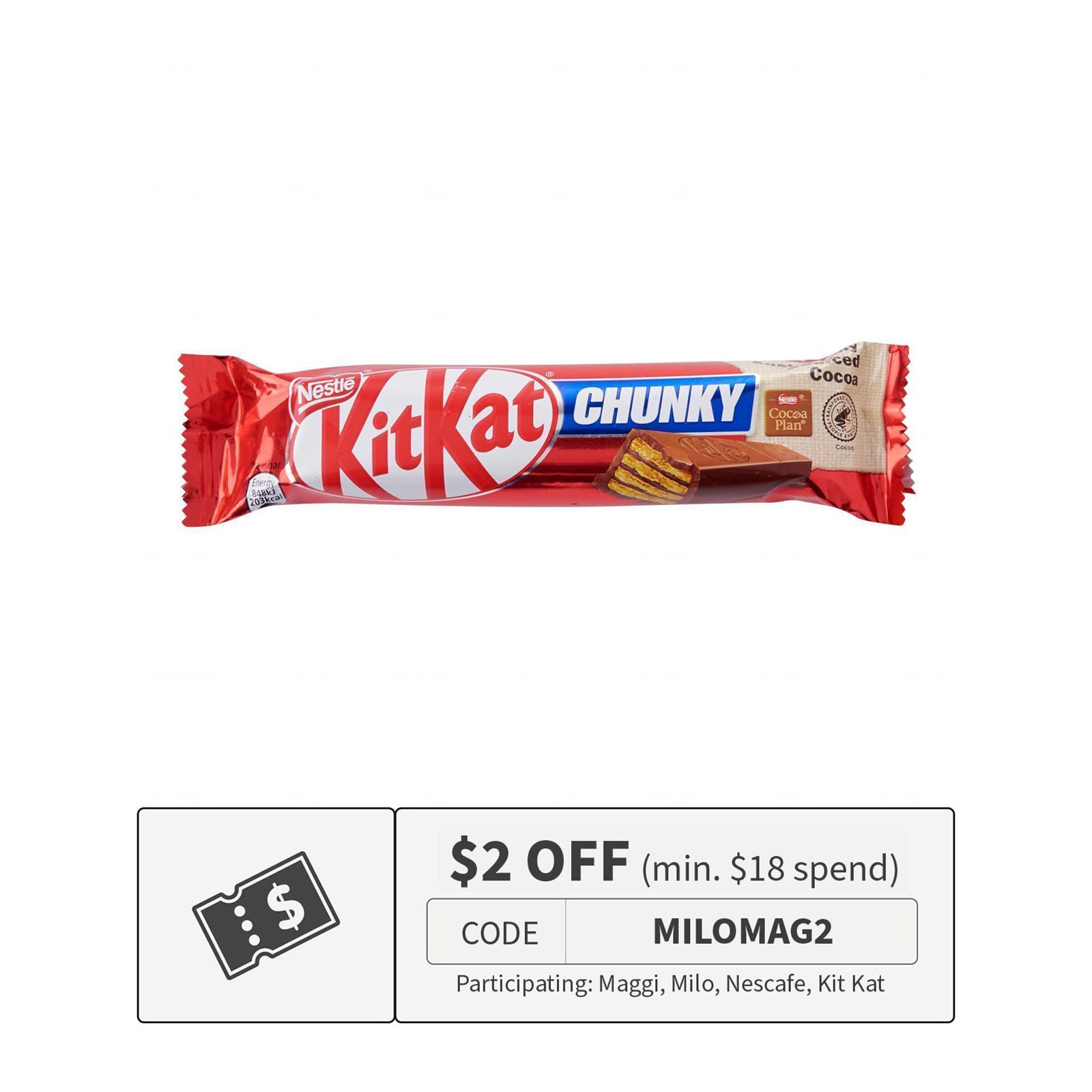 Nestle Kit Kat Chunky Milk Chocolate Bar G Chocolate Lazada Singapore