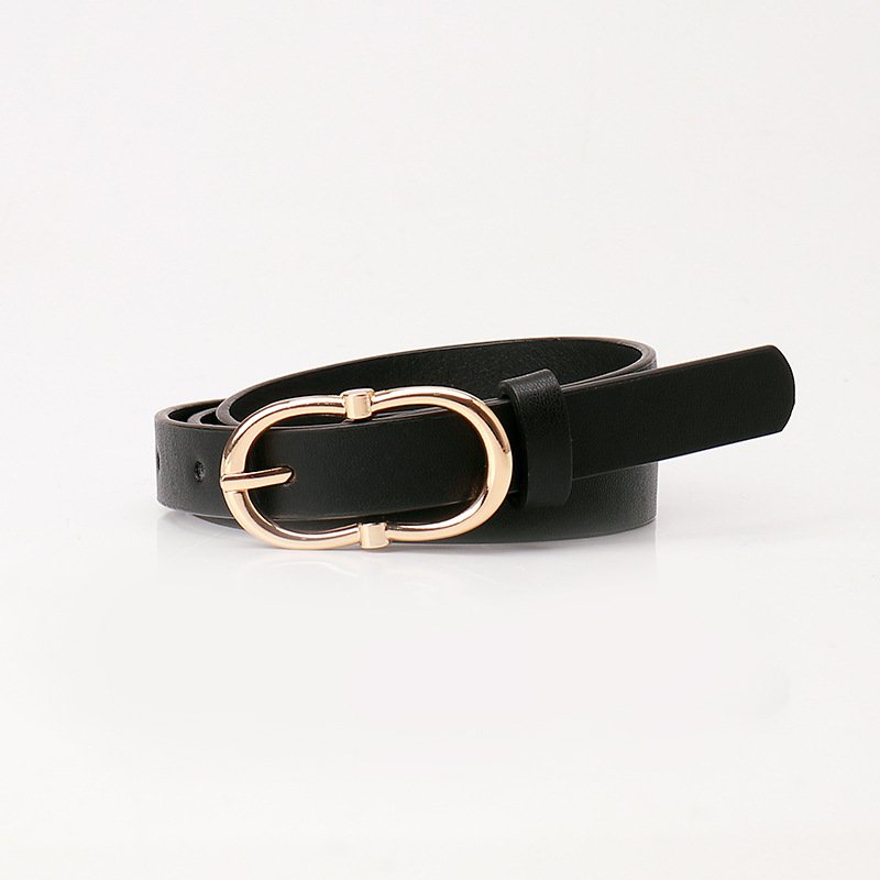 New Simple Versatile Ladies Belt Fashion Commuter Casual Style Belt Women's Decorative Jeans Belt Factory Wholesale