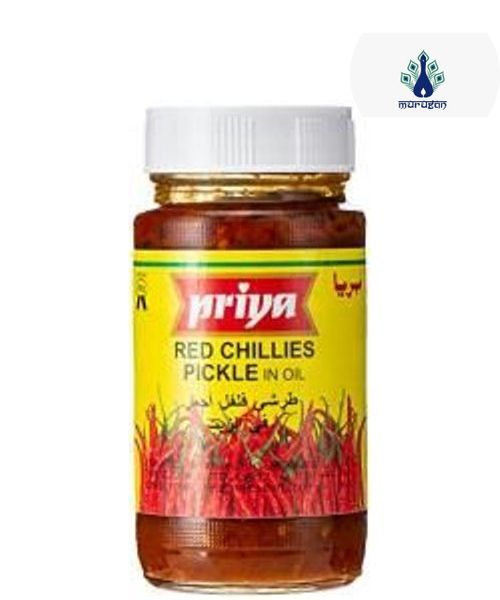 Priya Red Chilli Pickle In Oil With Garlic 300g Lazada Singapore