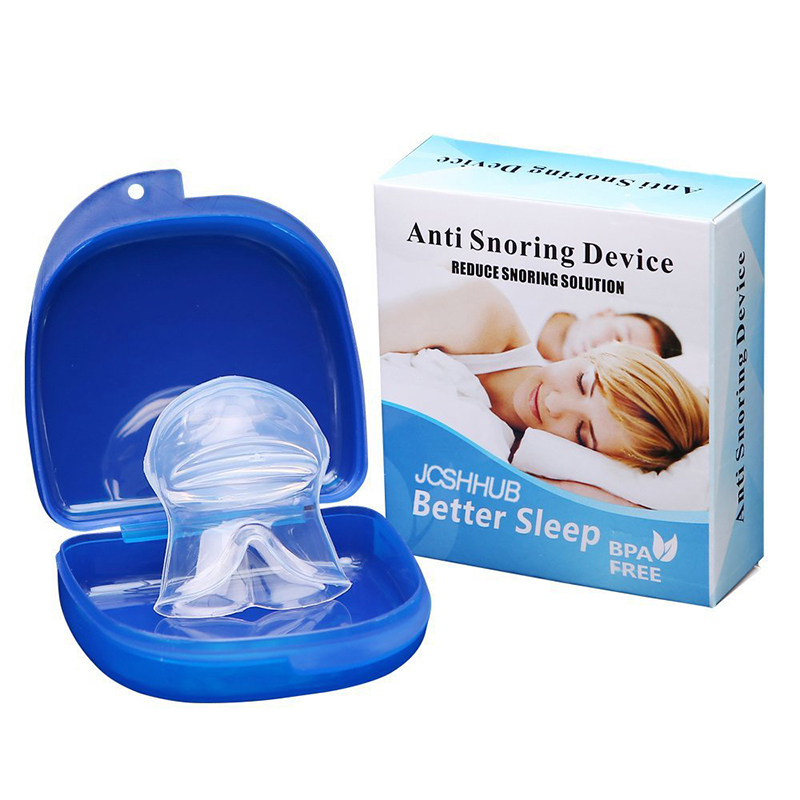 Tongue Anti Snoring Device Medical Silicone Anti Snore Device Apnea Aid Tongue Retainer Anti Snoring Mouthpiece