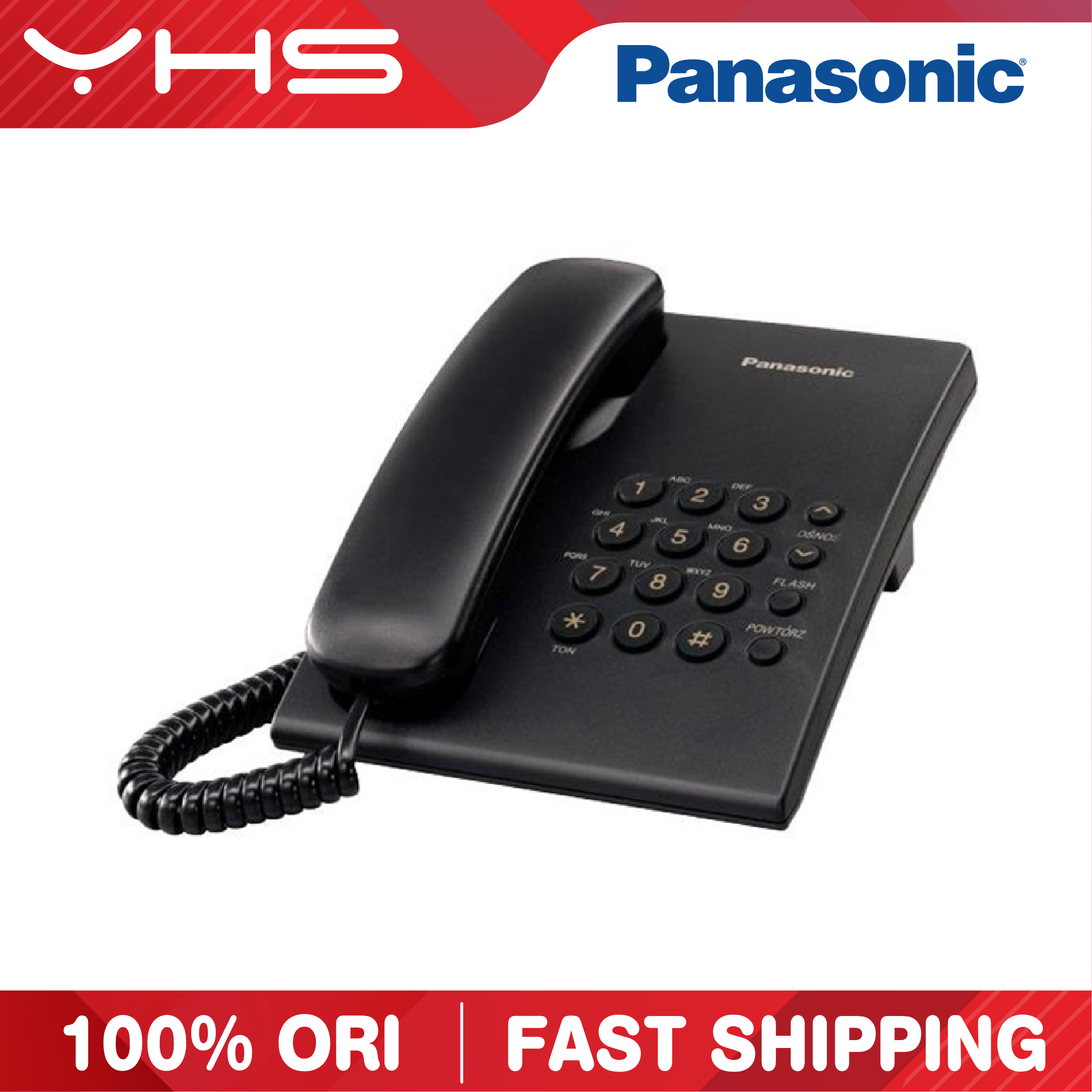 Panasonic Corded Landline Kx Ts Ml Kx Ts Ts Single Line Phone