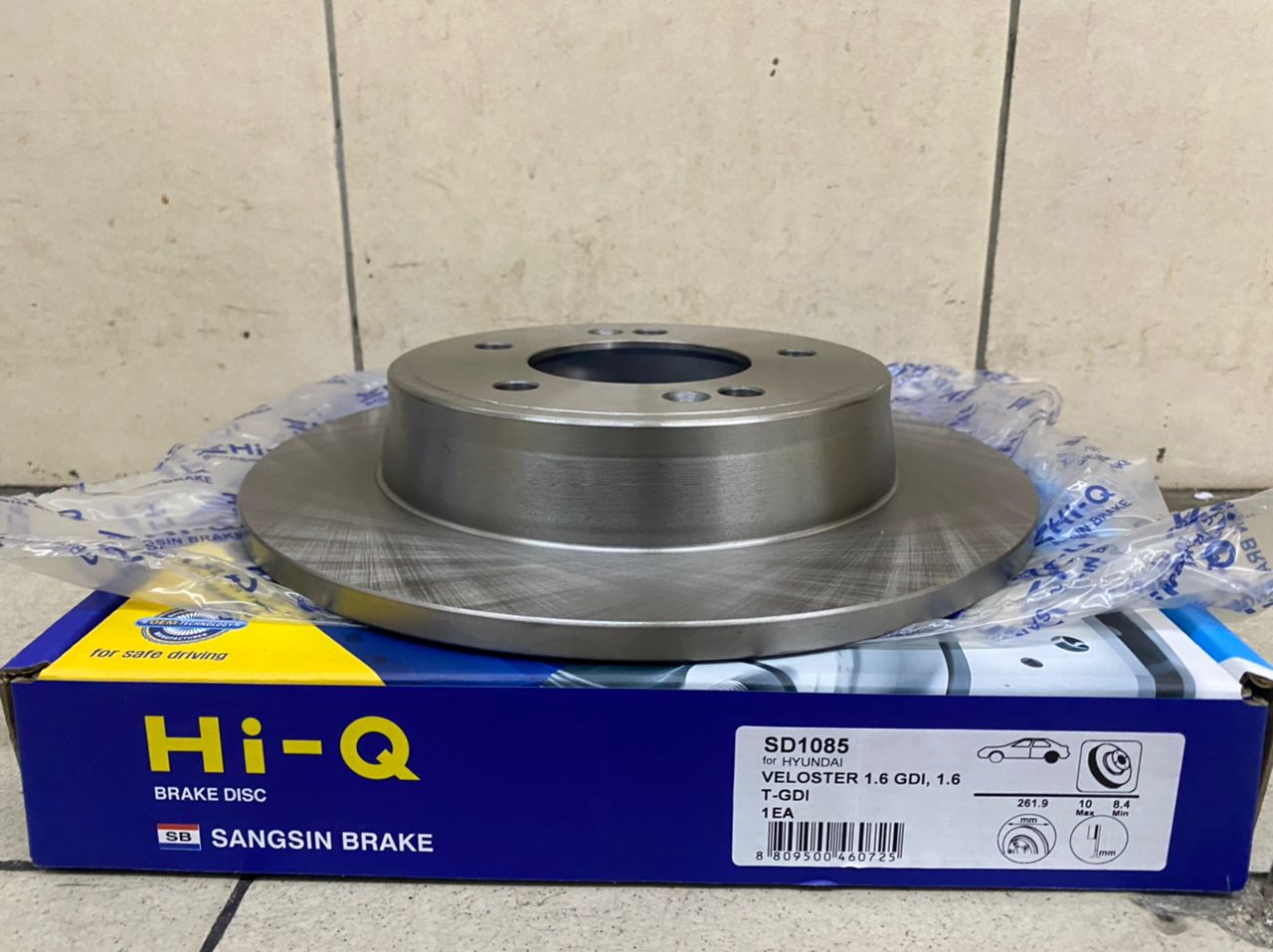 BRAKE DISC DISC ROTOR REAR SET KOREA BRAND HIQ 58411 3X300 SD