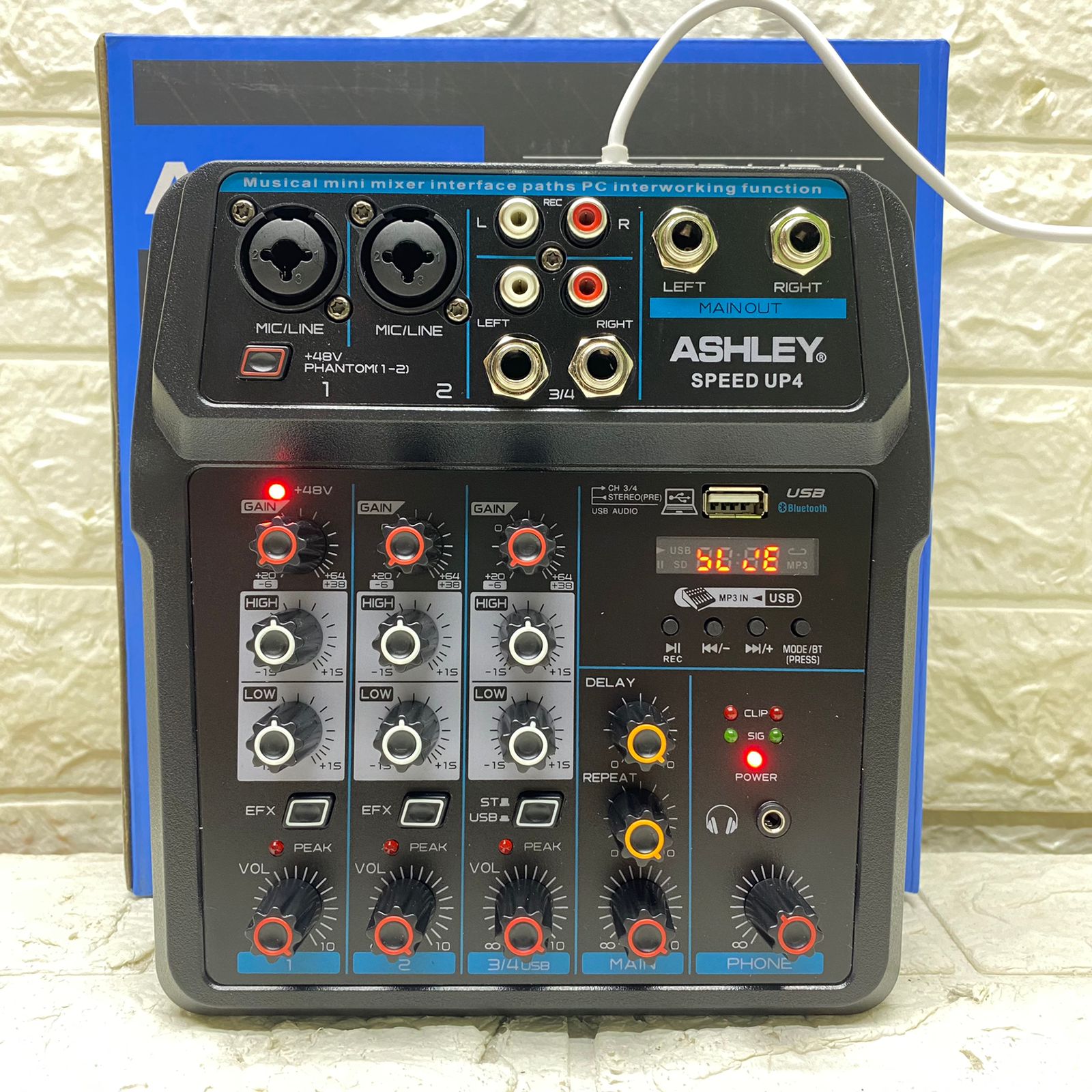 Mixer Audio Ashley Speed Up Mini Original Product Channel Effect