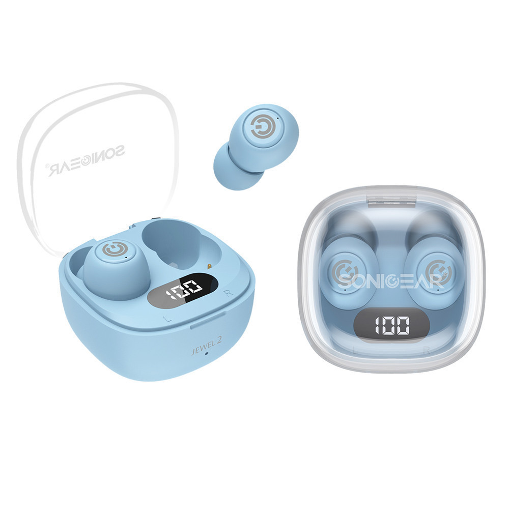 SonicGear EarPump TWS Jewel 2 ENC Bluetooth 5 4 Wireless Earbuds With