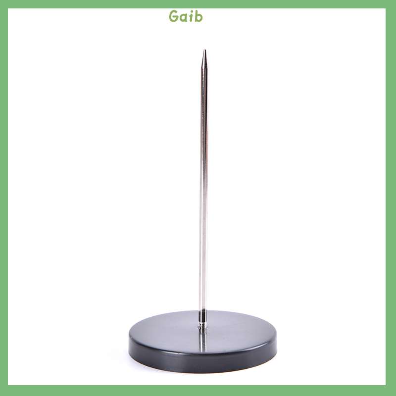 Gaib Stainless Steel Straight Rod Paper Memo Holder Spike Stick For