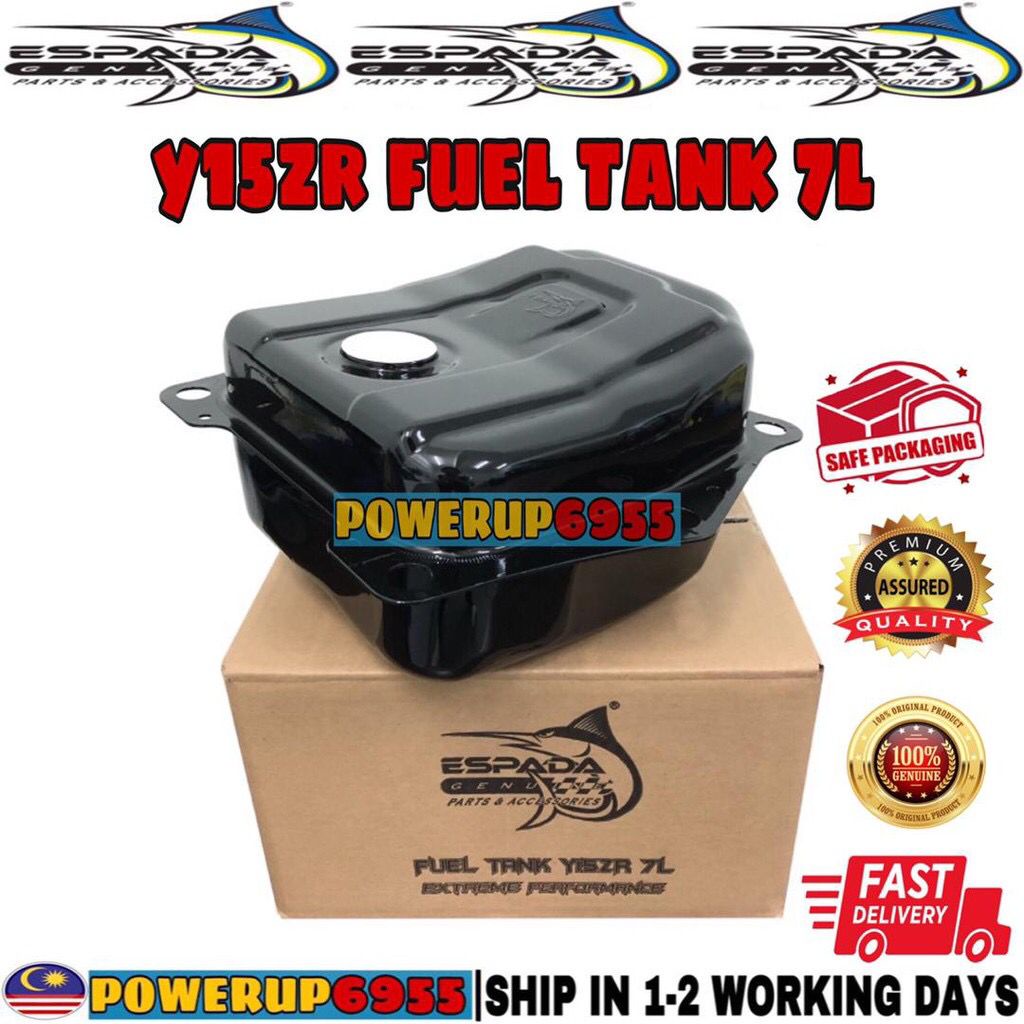 Y16ZR Y16 ZR Y15ZR Y15 ESPADA YAMAHA FUEL TANK TANGKI MINYAK UPGRADE 7L