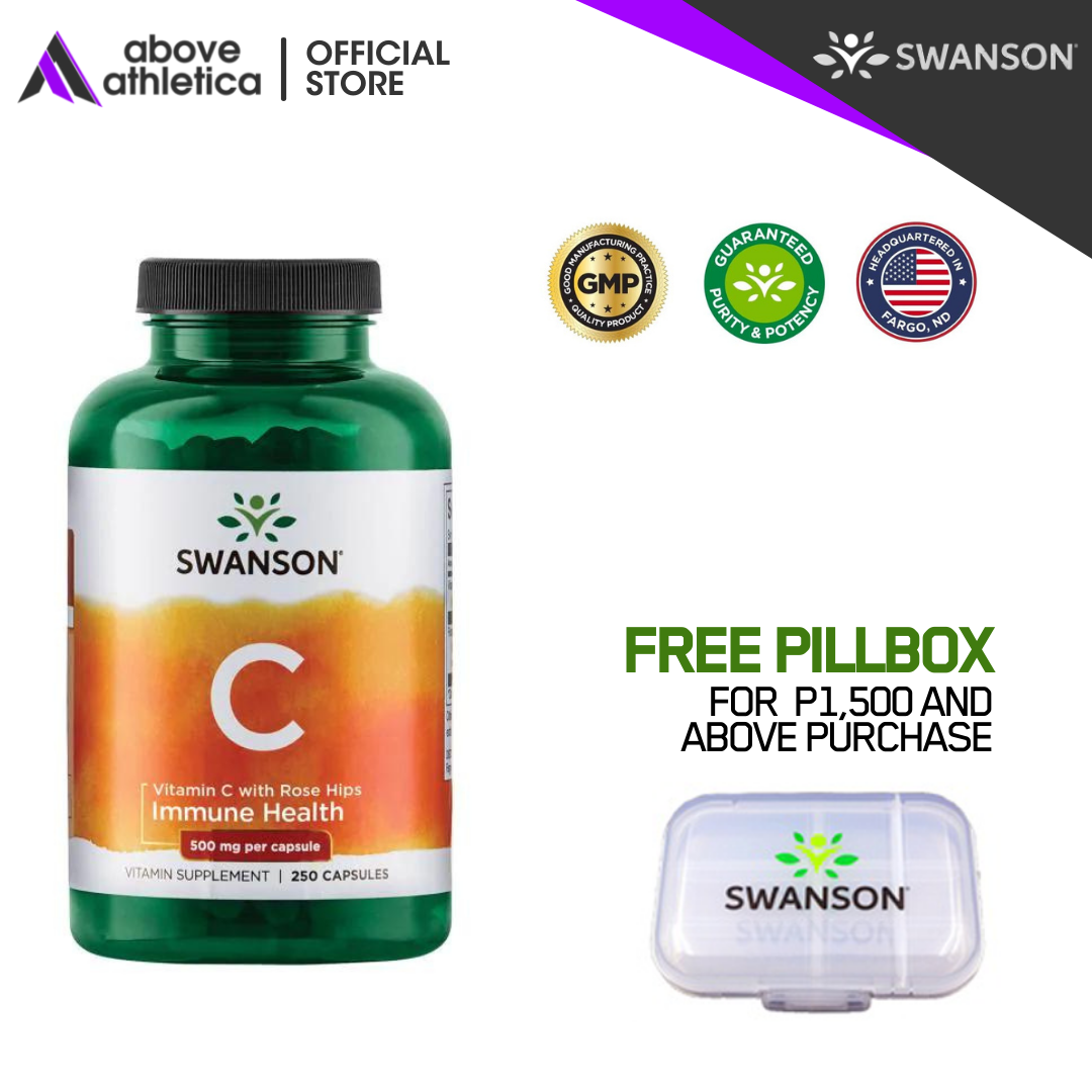 Swanson Premium Vitamin C With Rose Hips Mg Caps Lazada Ph