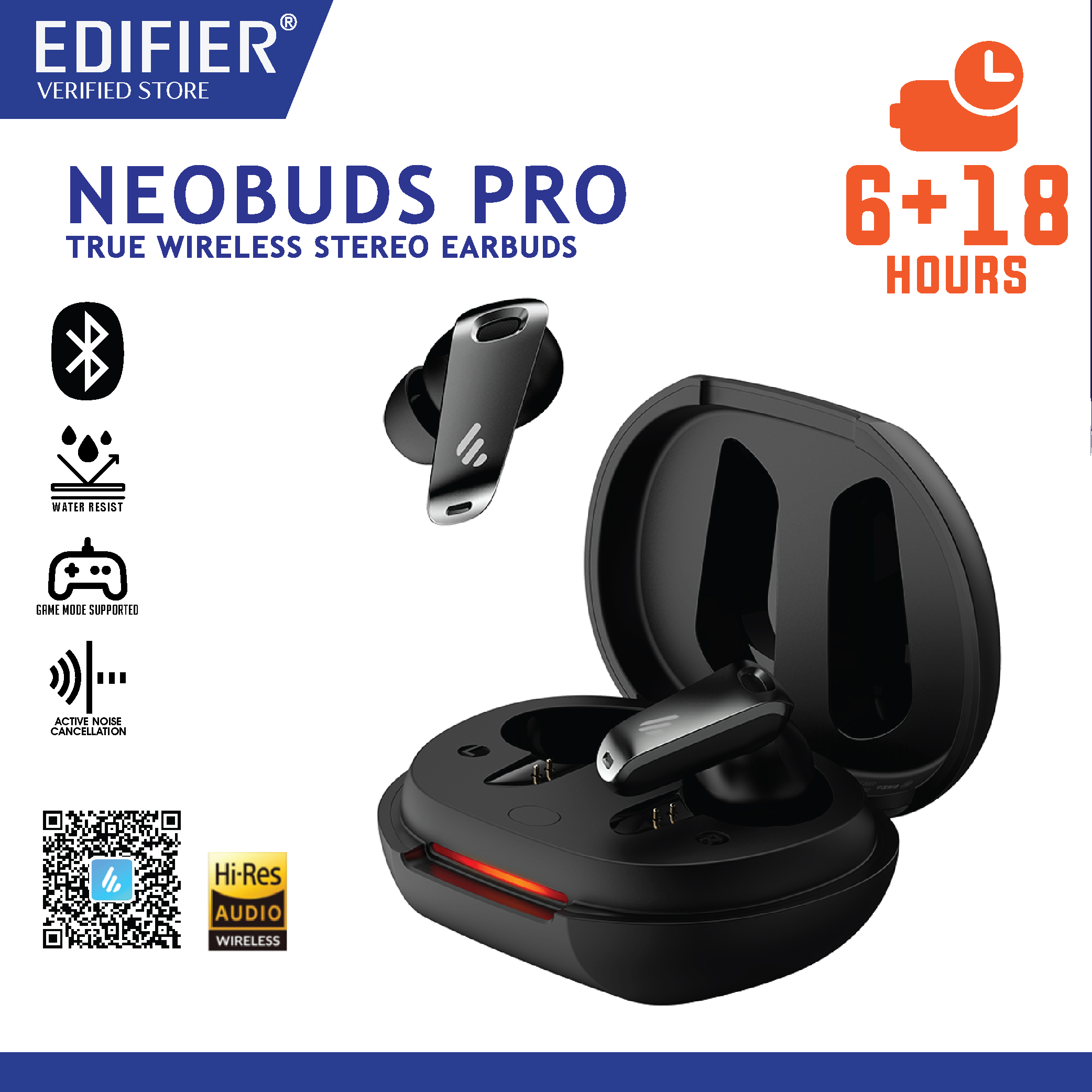 Edifier Neobuds Pro True Wireless Stereo Earbuds With Active Noise