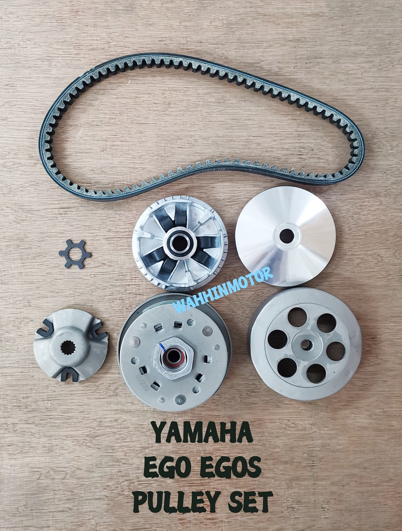 FRONT REAR PULLEY COMPLETE SET YAMAHA EGO EGOS NOUVO NOUVOS NOUVOLC