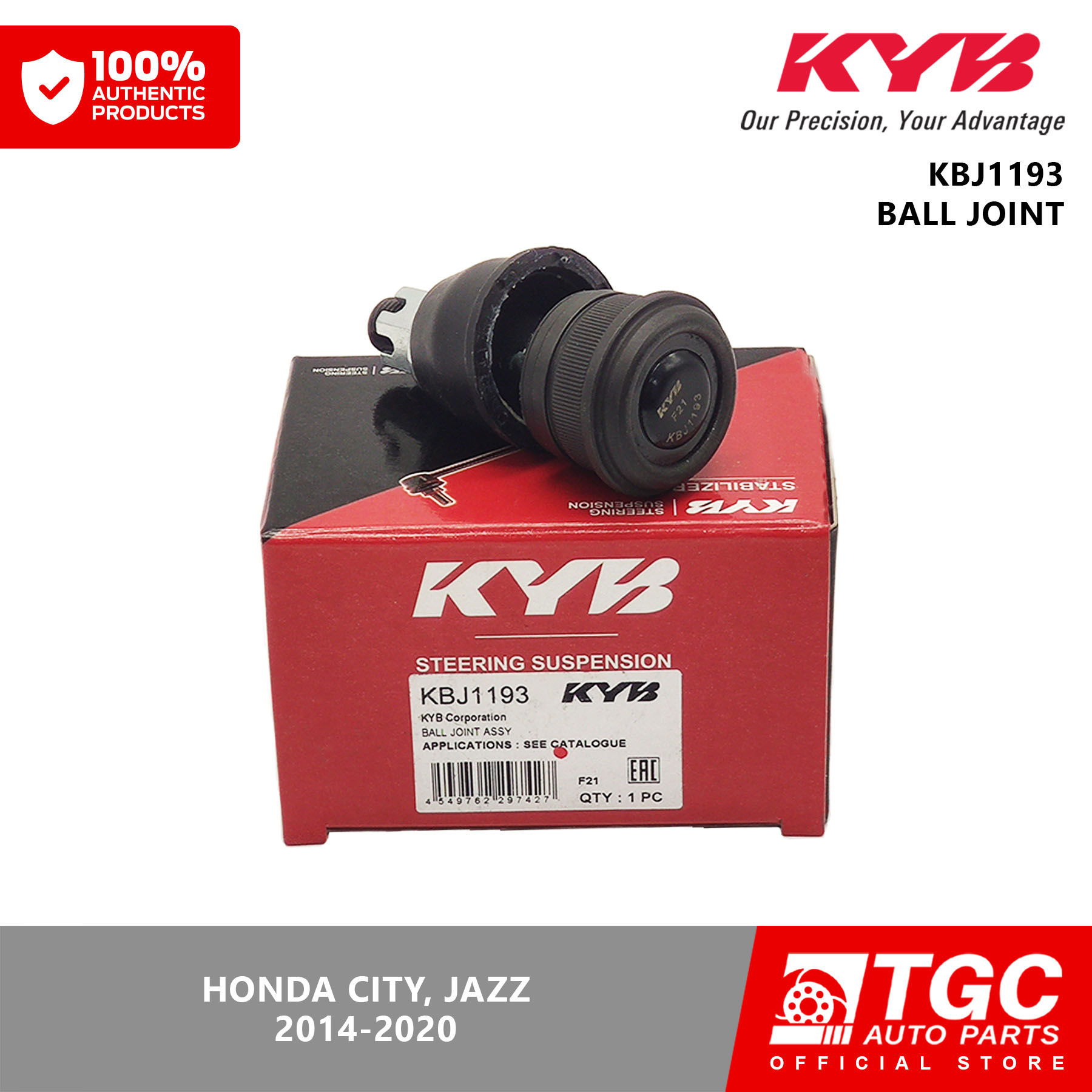 KYB KAYABA Lower Ball Joint Honda City Jazz 2014 2020 SB H522 51350