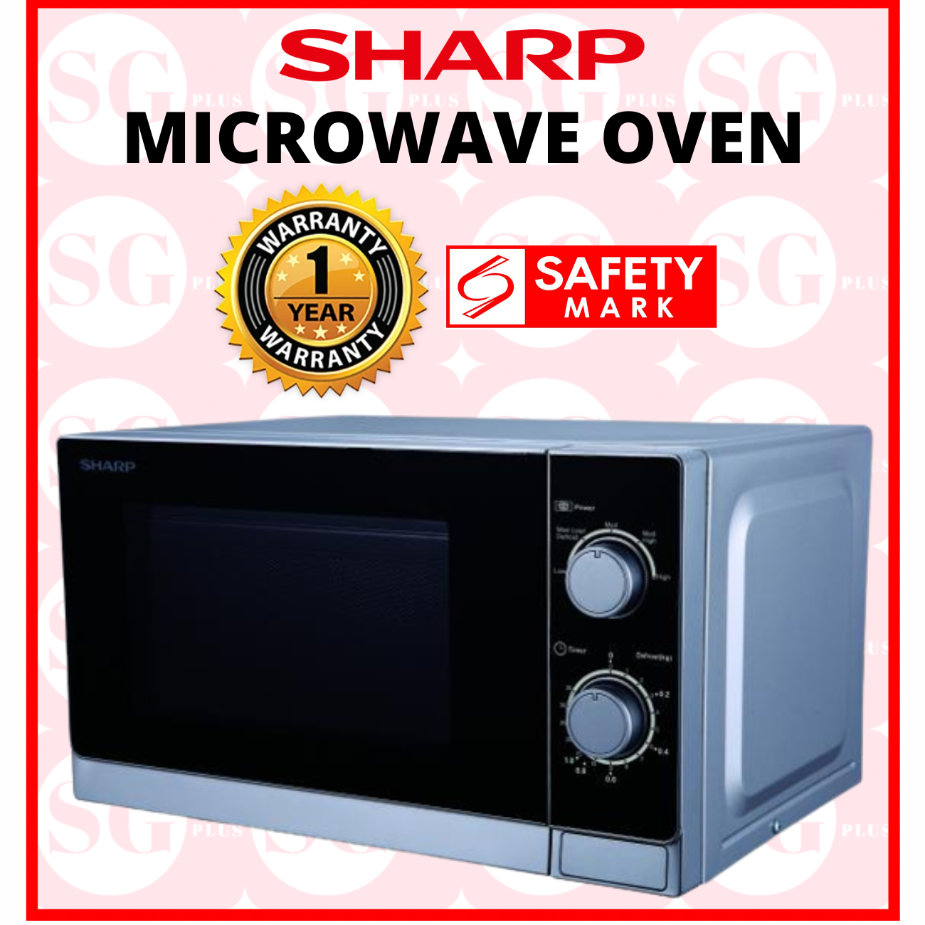 Sharp R A S V L Basic Microwave Oven Lazada Singapore