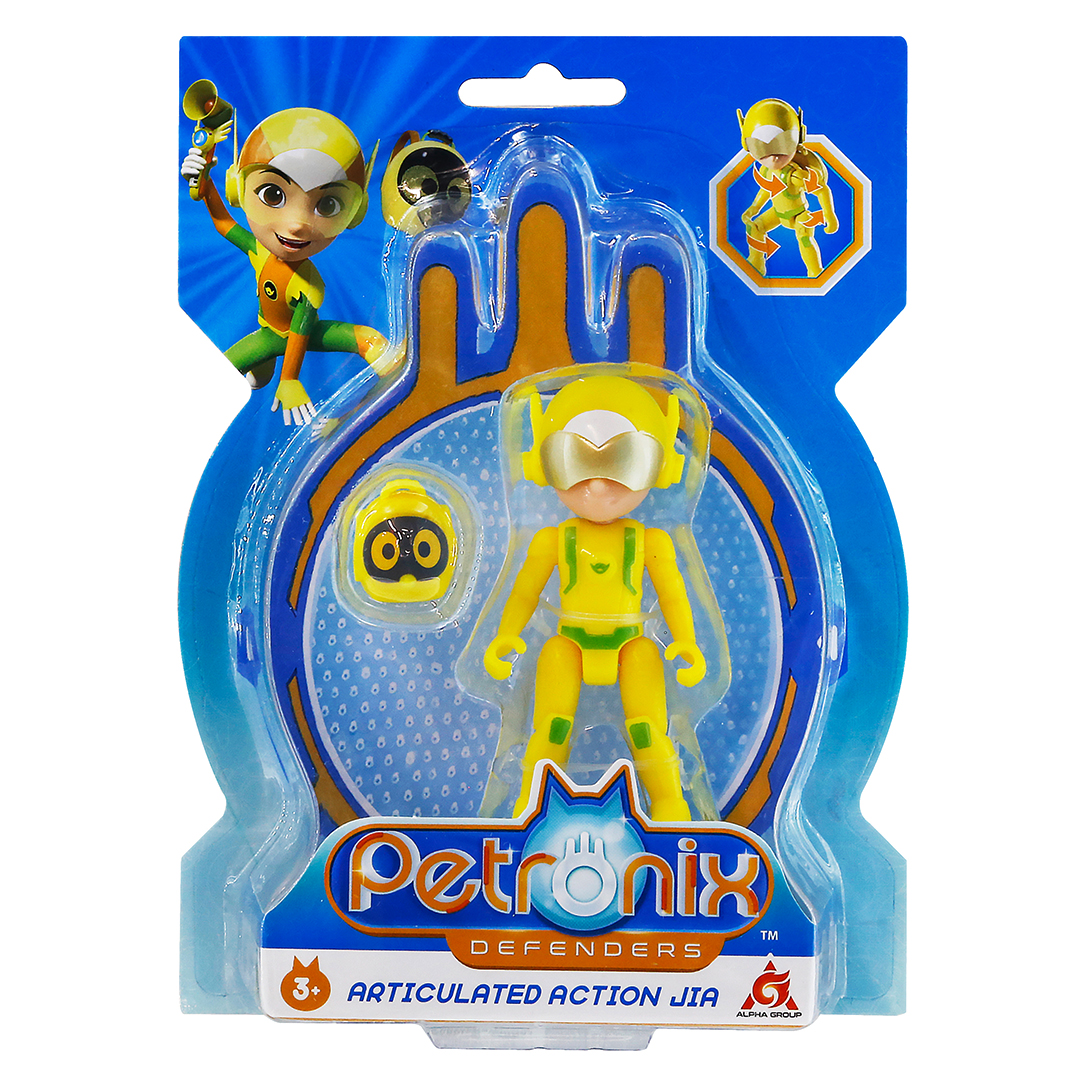 Petronix Defenders Inch Articulated Action Jia Action Figure And