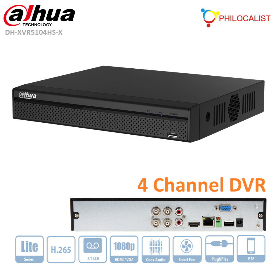 Dahua Dh Xvr Hs X Channel Penta Brid Mp P H Compact U