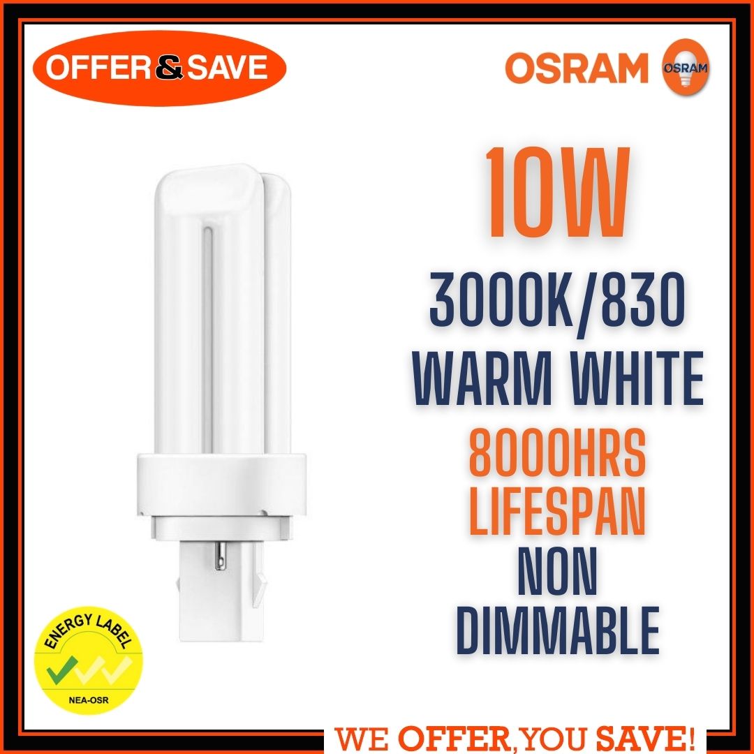 Osram Dulux D 18W 830 Efficiënte Verlichting Voor Een Warme Ambiance