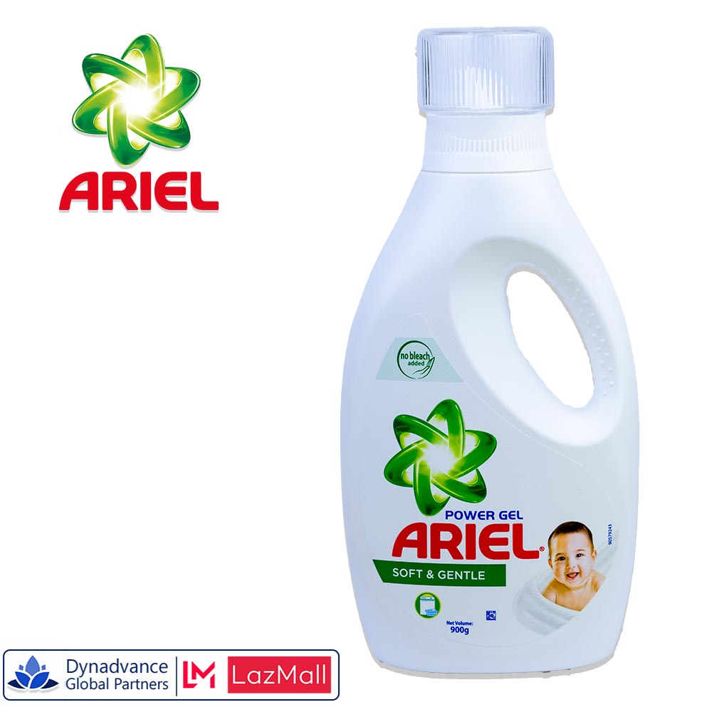 Ariel Power Gel 900g Sunrise Fresh Liquid Detergent Soft Gentle