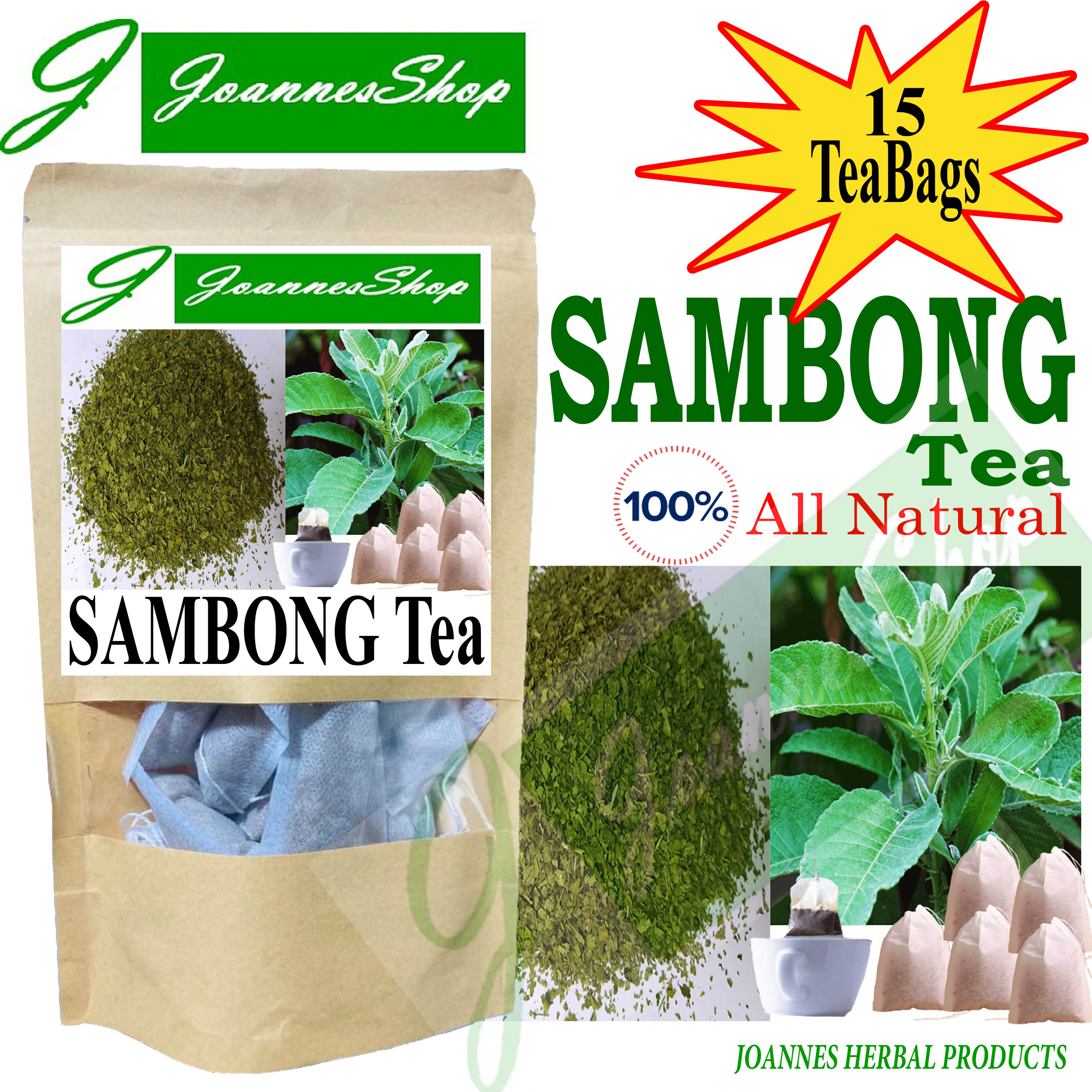 SAMBONG TEA NATURALLY MADE FROM SAMBONG LEAVES 100 PERCENT Lazada PH