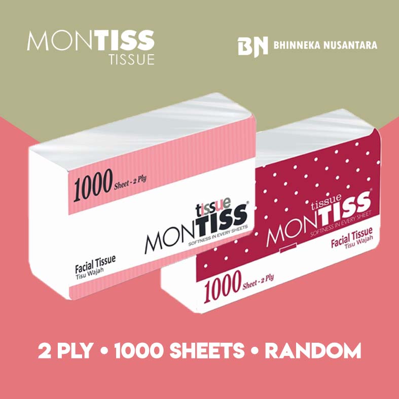 Montiss Facial Tissue 1000 Sheets Lazada Indonesia