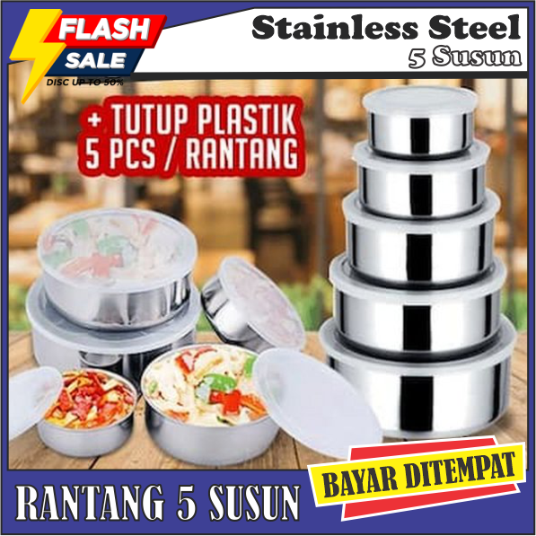 Bayar Ditempat Rantang Stainless Steel Rantang Susun Stainless