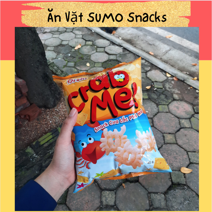 Bim Bim Snack Cua Lắc Vị Pho Mai Oishi 40g Ăn Vặt Sumo Snack Lazada vn