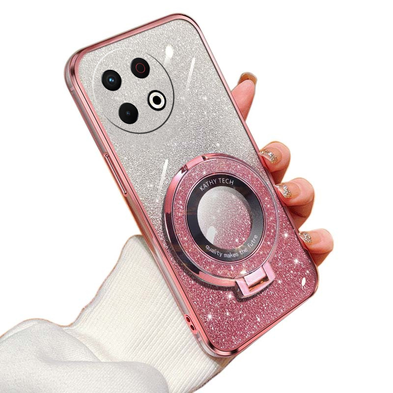 Phone case Tecno Spark 30Pro Back cover Fashionable Frosted Silicone Soft Dustproof Bracket Adsorb For Tecno Spark 30 case