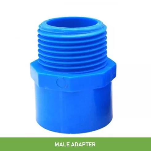 Pvc Blue Water Pipe Fittings Wholesale Elbow Tee Plug Male Female