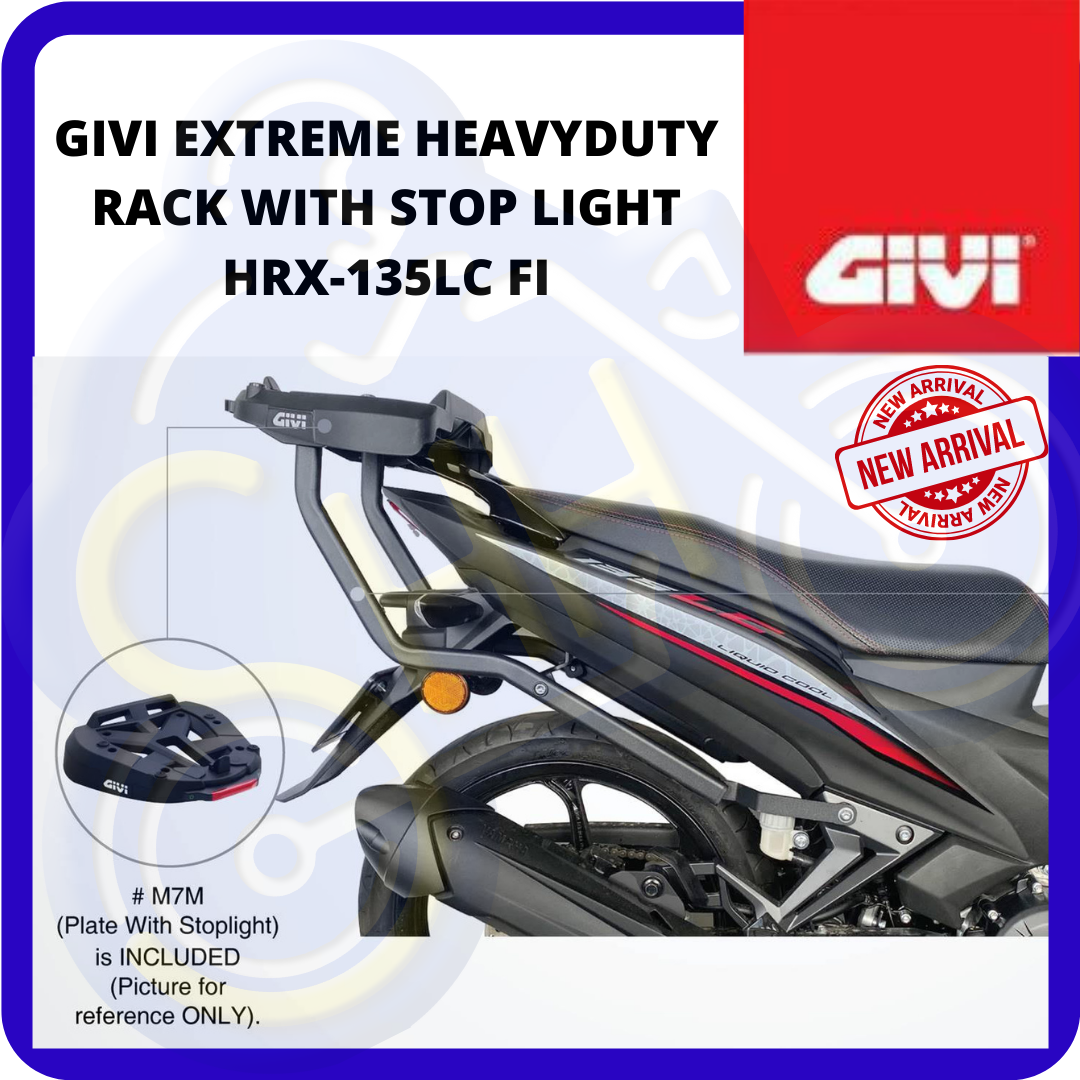 ORIGINAL GIVI YAMAHA 135LC V2 135LC FI V8 HRX HRV HEAVYDUTY MONORACK