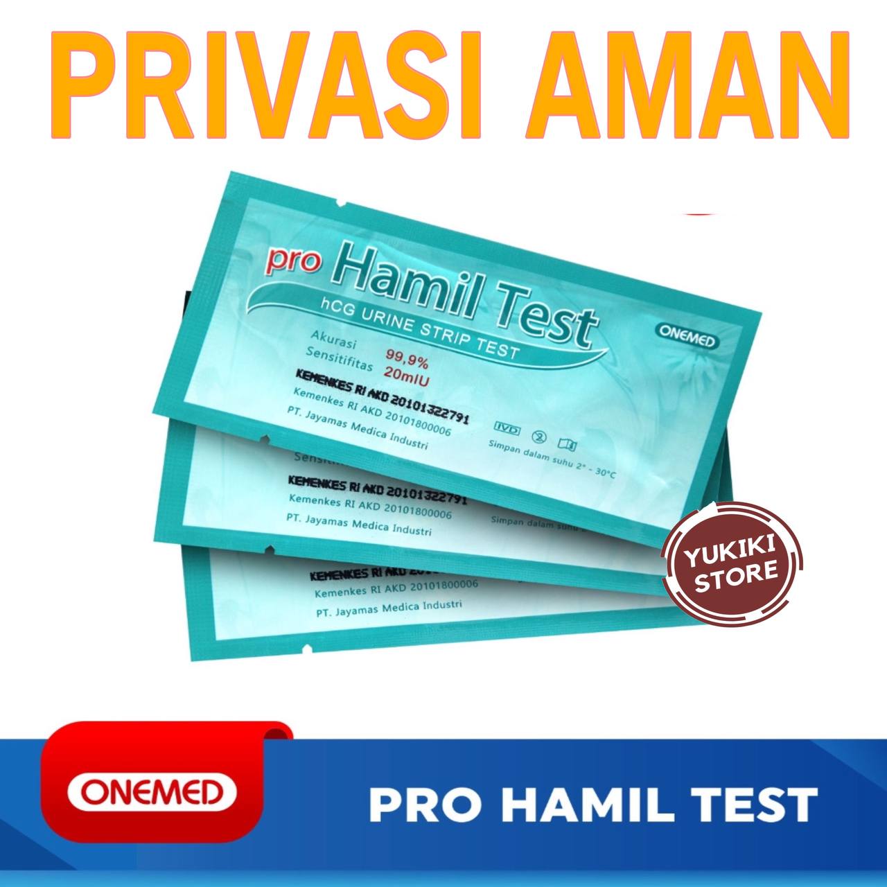 Pro Hamil Test Onemed Tespek Tespack Test Kehamilan Strip Satuan