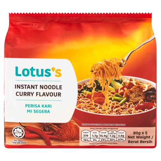 Lotus Instant Noodle Mee Mi Segera Assam Asam Laksa Tomyam Kung