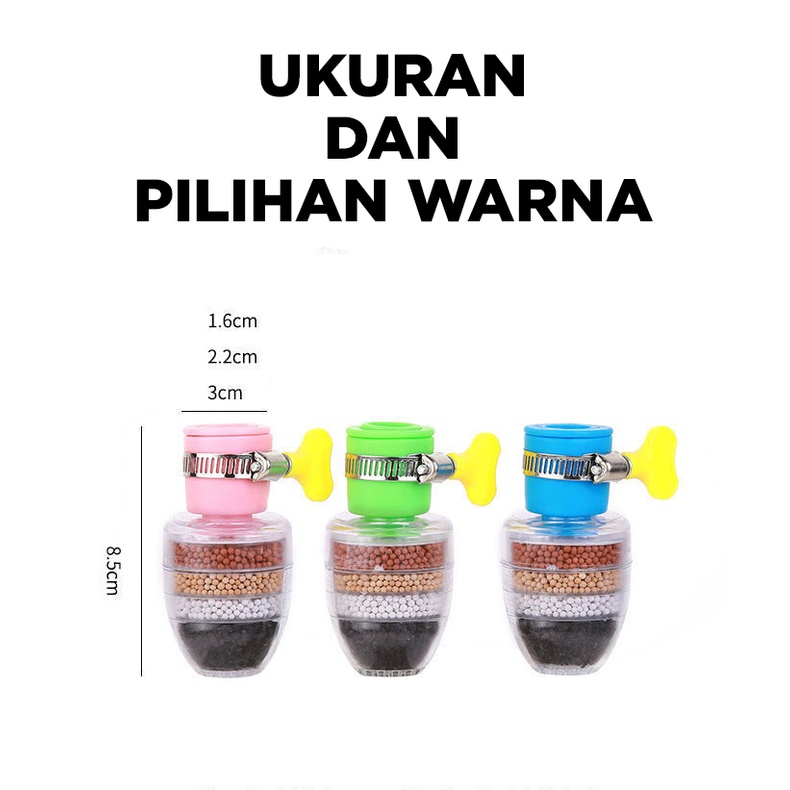 SARINGAN AIR KRAN 4 BATU SUSUN 6X PENYARING FILTER SUPER MURAH FILTER