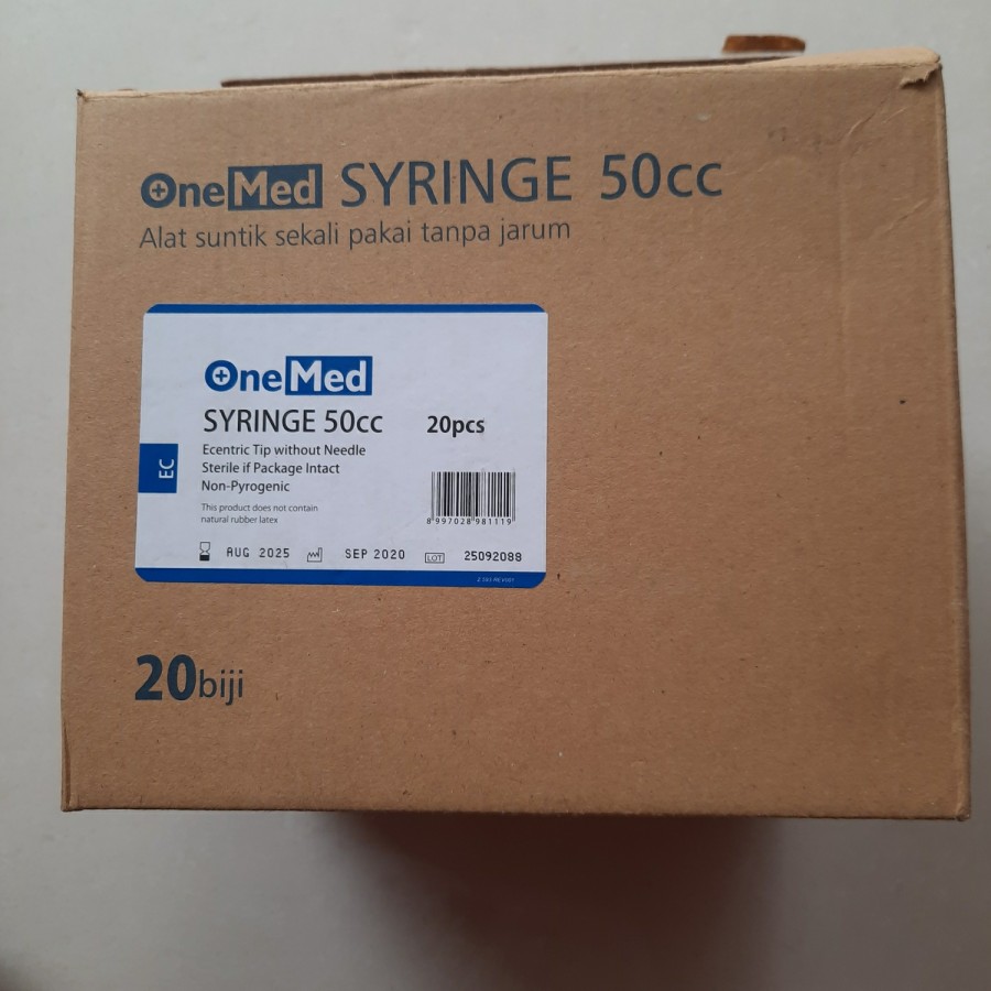 Spuit Cc Onemed Syringe Cc One Med Suntikan Ml Onemed