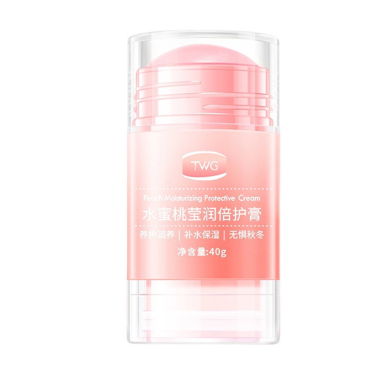 HIH Stick Peach Ultra Moisturizing Cream Double Care 40g TWG Pelembab