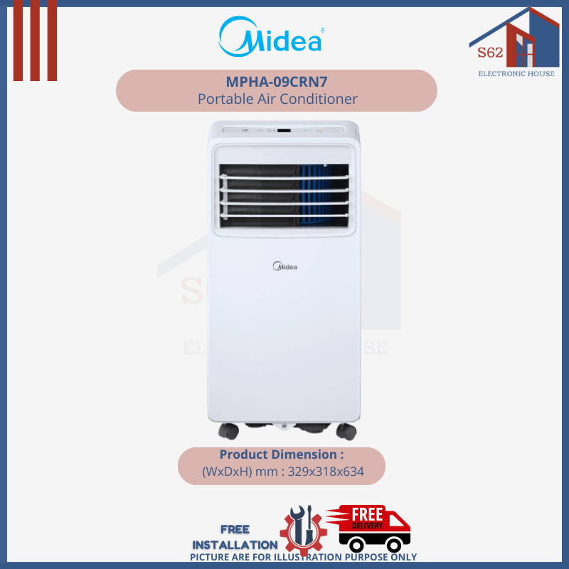 Midea MPHA 09CRN7 Portable Air Conditioner 9000 BTU Lazada Singapore