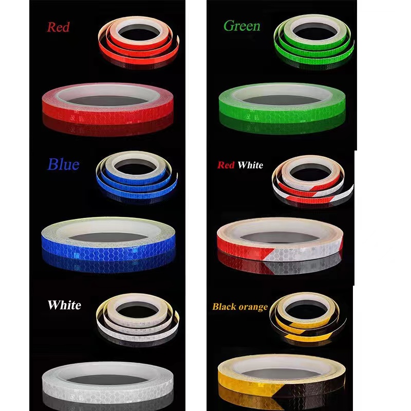 M Car Styling Reflective Stripe Tape Motorcycle Bike Body Rim Wheel