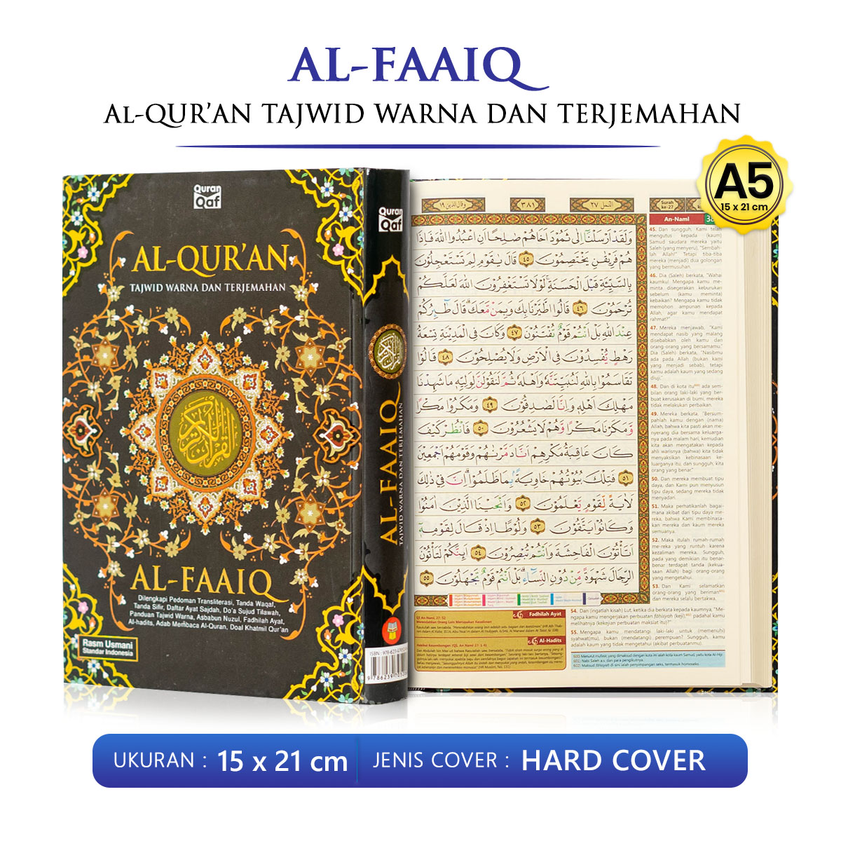 Alquran Terjemah Al Faaiq Al Quran Kecil A Tajwid Warna Dan Terjemahan