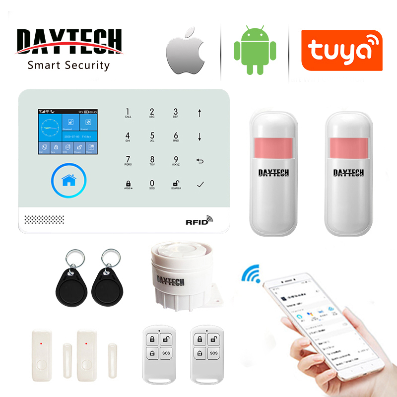 Daytech Home Security Alarm System Set Tuya App Remotely Control Smart