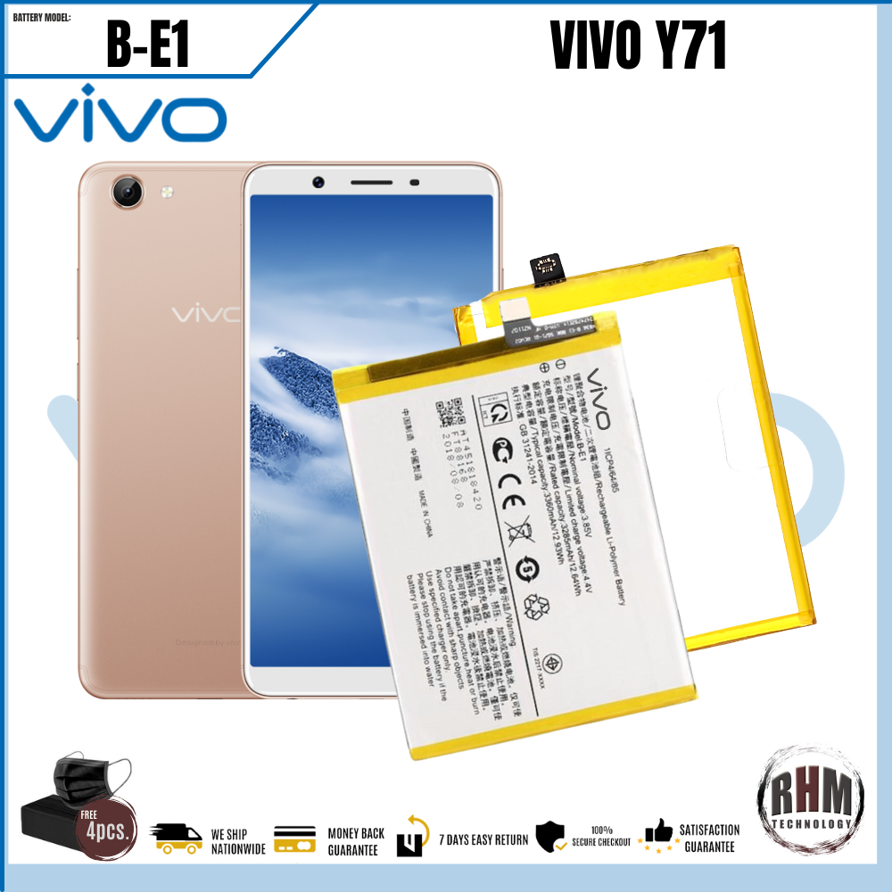 VIVO Y71 BATTERY BATTERY MODEL B E1 3360mAh Original Equipment