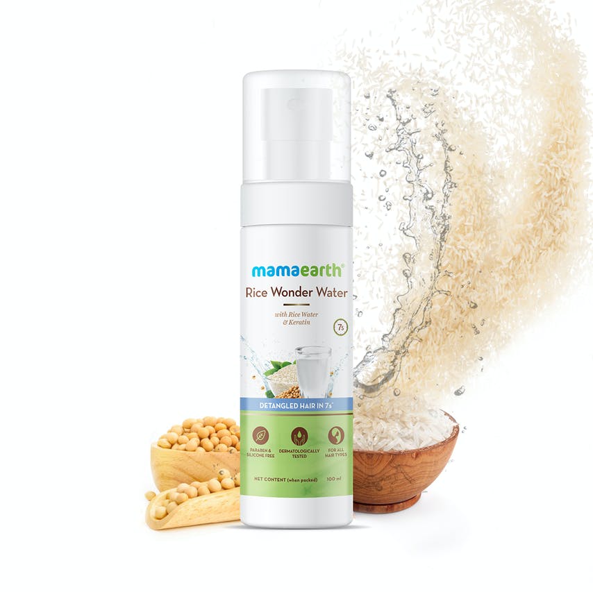 Mamaearth Rice Wonder Water Hair Serum Ml With Rice Water