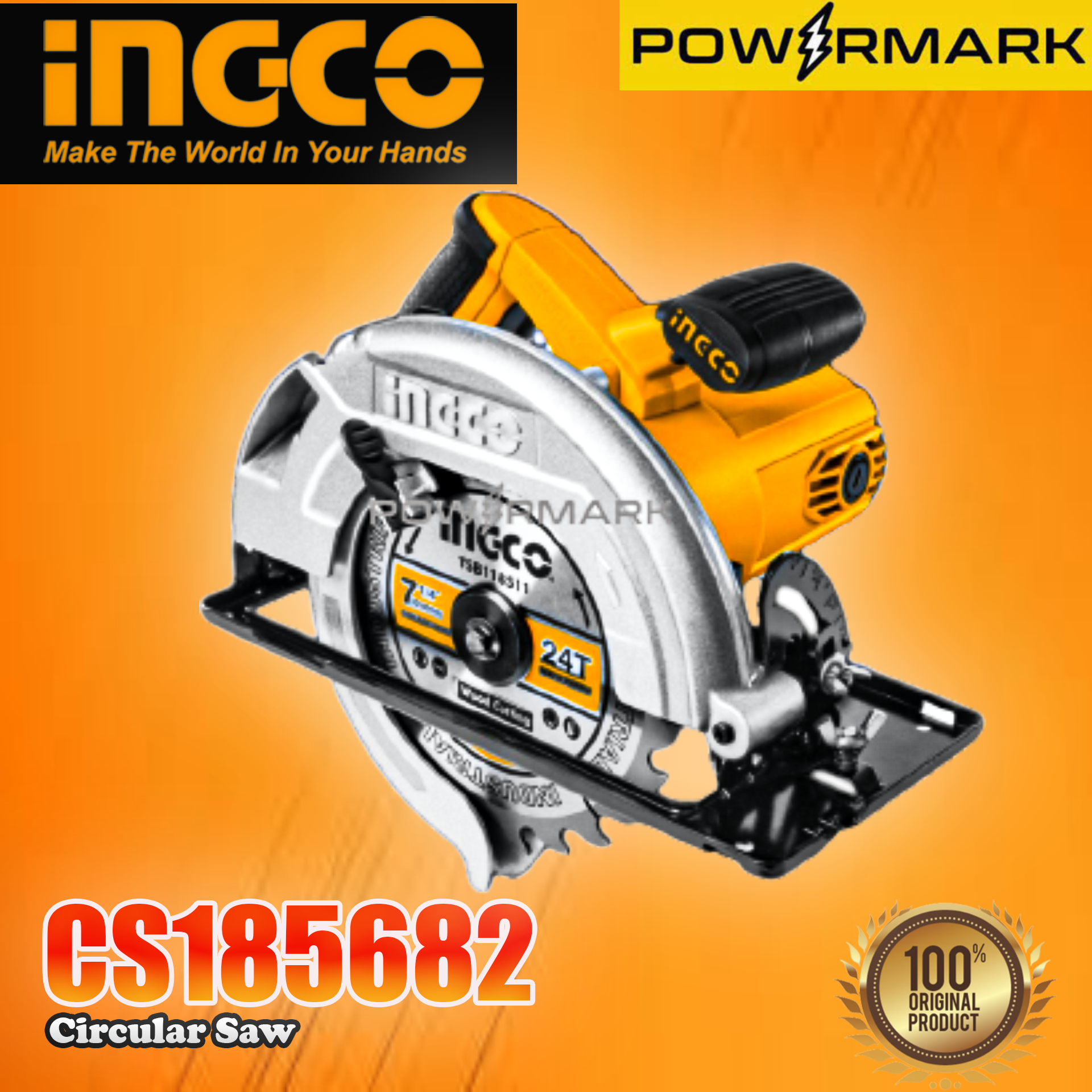 INGCO CS185682 Circular Saw POWERMARK IPT Lazada PH